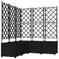 Preview: Garten-Pflanzgefäß 5 stk. Schwarz 120 x 120 x 143 cm PP