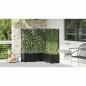 Preview: Garten-Pflanzgefäß 5 stk. Schwarz 120 x 120 x 143 cm PP