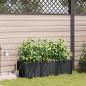 Preview: ARDEBO.de - Garten-Pflanzgefäß 3 stk. Schwarz 120 x 40 x 37,5 cm PP