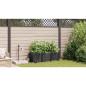 Preview: Garten-Pflanzgefäß 3 stk. Schwarz 120 x 40 x 37,5 cm PP