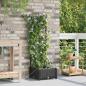 Preview: ARDEBO.de - Garten-Pflanzgefäß Schwarz 40 x 40 x 126 cm PP