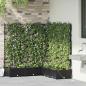 Preview: Garten-Pflanzgefäß 5 Stk. Schwarz 120 x 120 x 126 cm PP