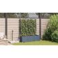 Preview: Garten-Pflanzgefäß 3 stk. Hellgrau 120 x 40 x 143 cm PP