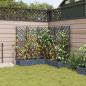 Preview: Garten-Pflanzgefäß 5 Stk. Hellgrau 120 x 120 x 125,5 cm PP