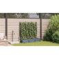Preview: Garten-Pflanzgefäß 3 Stk. Hellgrau 120 x 40 x 126 cm PP