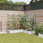Preview: Garten-Pflanzgefäß 5 stk. Weiß 120 x 120 x 125,5 cm PP