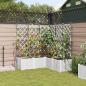 Preview: Garten-Pflanzgefäß 5 Stk. Weiß 120 x 120 x 143 cm PP