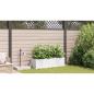 Preview: Garten-Pflanzgefäß 3 Stk. Weiß 120 x 40 x 37,5 cm PP