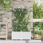 Preview: Garten-Pflanzgefäß 2 Stk. Weiß 80 x 40 x 142 cm PP