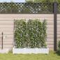 Preview: ARDEBO.de - Garten-Pflanzgefäß 3 Stk. Weiß 120 x 40 x 126 cm PP