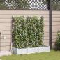 Preview: Garten-Pflanzgefäß 3 Stk. Weiß 120 x 40 x 126 cm PP