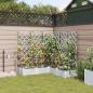 Preview: ARDEBO.de - Garten-Pflanzgefäß 5 Stk. Weiß 120 x 120 x 126 cm PP
