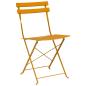 Preview: Klapp Bistro Set 3 stk. Senf Stahl