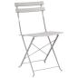 Preview: Klapp Bistro Set 3 Stk. Beige Stahl