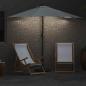 Preview: Garten-Sonnenschirm Sand 294 x 150 x 223 cm Polyester und Stahl
