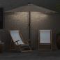 Preview: Gartensonnenschirm 294 x 150 x 224 cm Polyester und Stahl Taupe