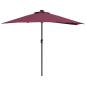 Preview: Gartensonnenschirm 294 x 150 x 224 cm Polyester und Stahl