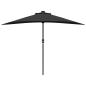 Preview: Gartensonnenschirm 294 x 150 x 224 cm Polyester und Stahl