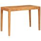 Preview: ARDEBO.de - Esstisch 110 x 55 x 76 cm Massivholz Akazie Braun Rechteckig