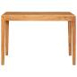 Preview: Esstisch 110 x 55 x 76 cm Massivholz Akazie Braun Rechteckig