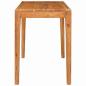 Preview: Esstisch 110 x 55 x 76 cm Massivholz Akazie Braun Rechteckig