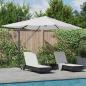 Preview: ARDEBO.de - Sonnenschirm Sand 351 x 250 x 253 cm Polyester und Aluminium