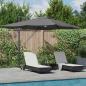 Preview: ARDEBO.de - Sonnenschirm mit LED-Lichtleisten Anthrazit 351 x 250 x 253 cm