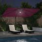 Preview: Sonnenschirm Bordeauxrot 351 x 250 x 253 cm