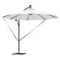 Preview: Sonnenschirm 294 x 294 x 248 cm Polyester und Aluminium Sand