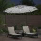 Preview: Sonnenschirm 294 x 294 x 248 cm Polyester und Aluminium Sand