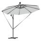 Preview: Sonnenschirm 294 x 294 x 248 cm Polyester und Aluminium Sand