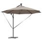 Preview: Sonnenschirm 294 x 294 x 248 cm Polyester und Aluminium Taupe