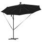 Preview: Sonnenschirm 294 x 294 x 248 cm Polyester und Aluminium Schwarz