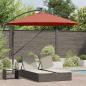 Preview: ARDEBO.de - Sonnenschirm 294 x 294 x 248 cm Polyester und Aluminium