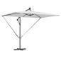 Preview: Sonnenschirm 294 x 200 x 270 cm Polyester und Aluminium Sand