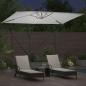 Preview: Sonnenschirm 294 x 200 x 270 cm Polyester und Aluminium Sand