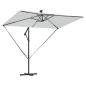 Preview: Sonnenschirm 294 x 200 x 270 cm Polyester und Aluminium Sand
