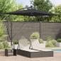 Preview: ARDEBO.de - Sonnenschirm 294 x 200 x 270 cm Polyester und Aluminium Schwarz