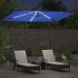 Preview: Sonnenschirm 294 x 200 x 270 cm Polyester und Aluminium
