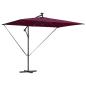 Preview: Sonnenschirm 294 x 200 x 270 cm Polyester und Aluminium