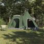 Preview: ARDEBO.de - Teepee Zelt für 5 Personen 5 Personen Grün