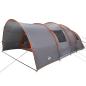Preview: Tunnelzelt für 8 Personen Grau und Orange 710 x 460 x 245 cm