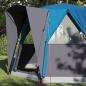 Preview: Cabin Zelt 3-Personen mit Dach Blau und Grau 320 x 320 x 203 cm