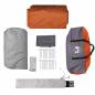 Preview: Tunnelzelt für 5 Personen Grau und Orange 805 x 405 x 211 cm