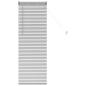 Preview: Venezianische Jalousie Silber 130 x 45 cm 25 mm Aluminium