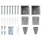 Preview: Venezianische Jalousien Silber 130 x 85 cm Aluminium
