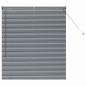 Preview: Venezianische Jalousie Dunkelgrau 130 x 120 cm 25 mm Aluminium