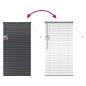 Preview: Venezianische Jalousien Schwarz 175 x 90 cm Aluminium