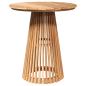 Preview: Beistelltisch Braun 70 x 70 x 75 cm Massivholz Teak