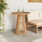 Preview: Beistelltisch Braun 70 x 70 x 75 cm Massivholz Teak